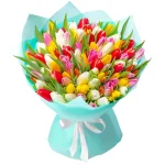 101 тюльпан радужный микс