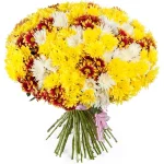 Хризантемы кустовые  солнечный микс